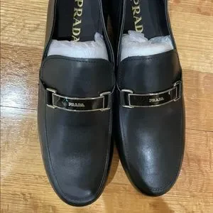 Shoes | Prada Men Shoes Brand New In Box Leather Black 